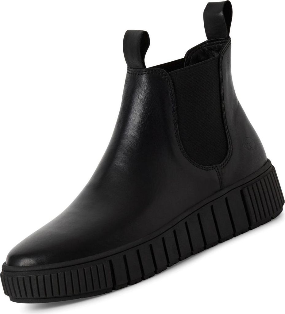 Tamaris Chelsea Boots Ohne Absatz Tamaris Damen Leder Chelsea