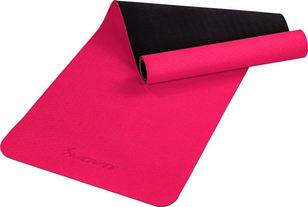 MOVIT Mata do ćwiczeń Yoga, 190 x 60 cm, różowa Zdjęcie produktu 