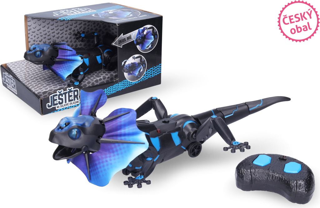 Ještěr s límcem RC 41 cm - Český obal Obrázek produktu 