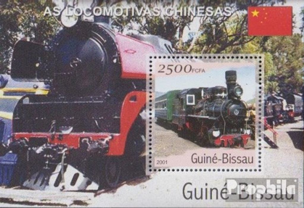 Briefmarken Guinea-Bissau 2001 Mi Block360 postfrisch Transport- und Verkehrsmittel