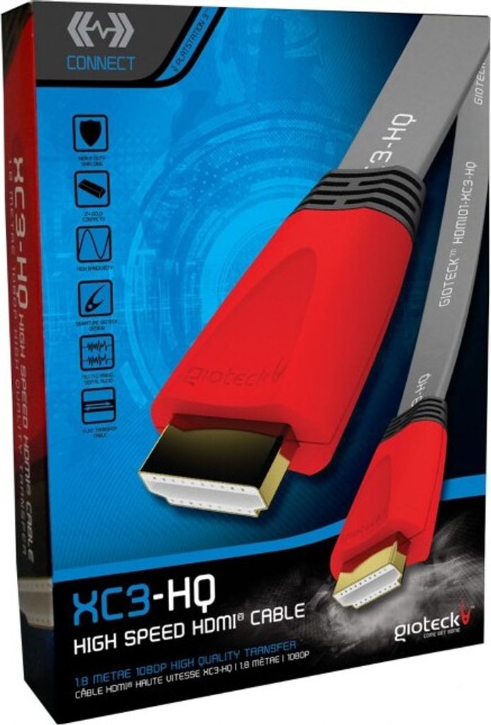 XC4-HQ HighSpeed HDMI-Kabel 1,8m 4K 3D Ethernet