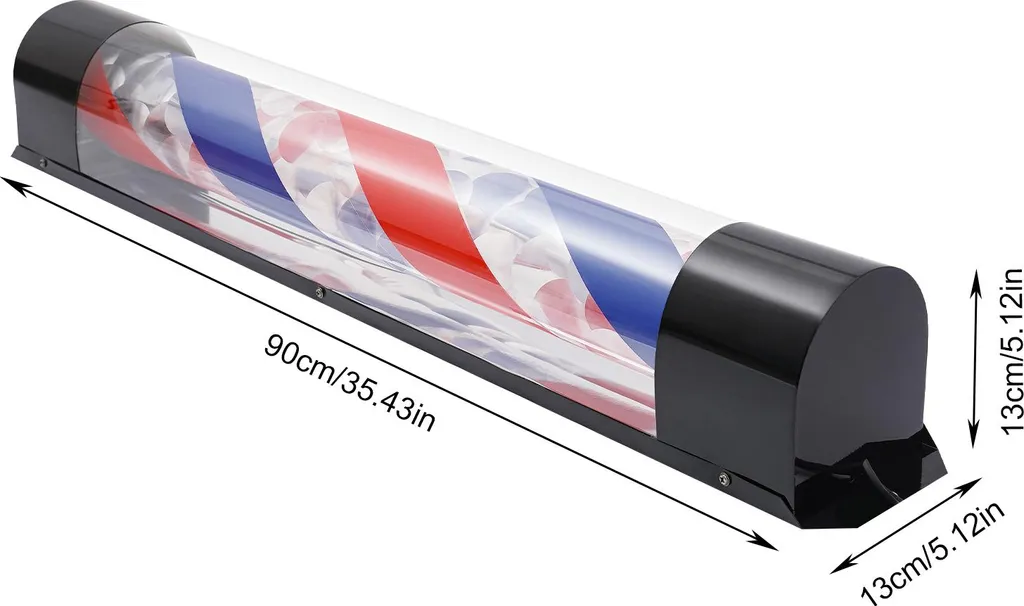 Applique Murale LED 90x13 cm en ABS Orientable Multicolore Design