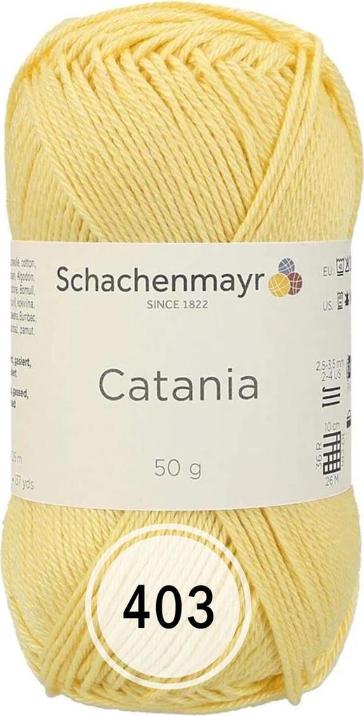 Schachenmayr Catania 00403 Vanilla Pletací příze Obrázek produktu 