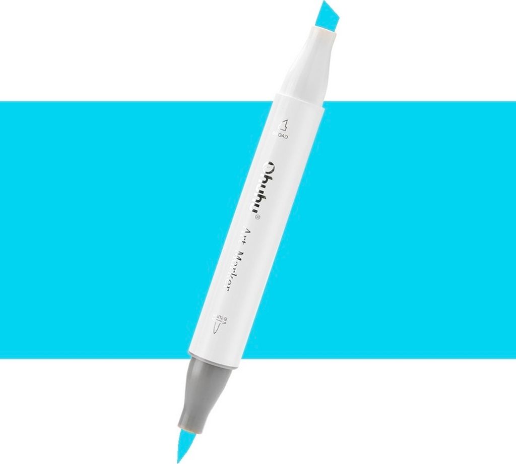 Dwustronny pędzel i dłuto OHUHU, PB9 Cloud Blue Zdjęcie produktu 