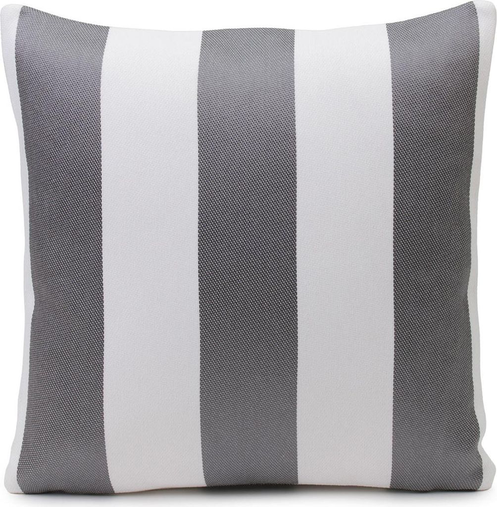 Gözze Outdoor-Kissenhülle Bali 40 x 40 cm anthrazit mit Reißverschluss
