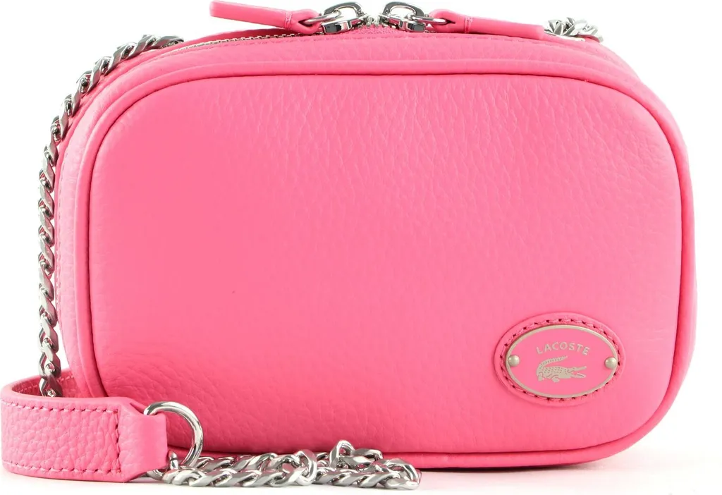 Lacoste borsa a tracolla Reseda Rosa | Pelle Bovina Origin Croc