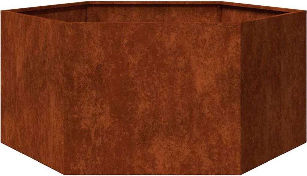 vidaXL Pflanzkübel Rostig 90x90x45 cm Cortenstahl
