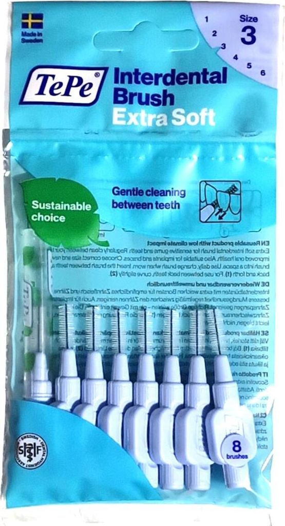 A package of TePe Interdental Brushes.