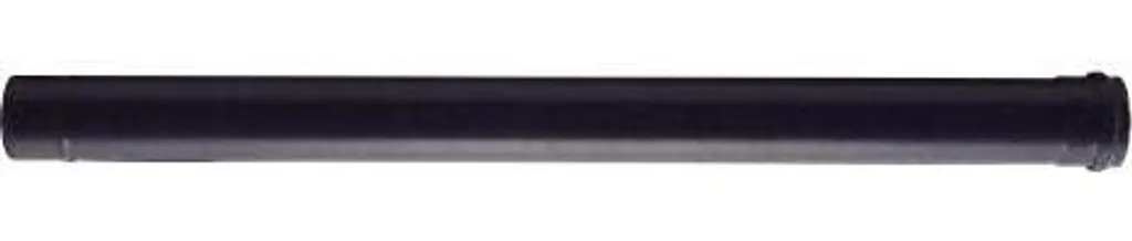 Conduit droit en acier noir 1000 mm PN800 pour poêle à bois et insert
