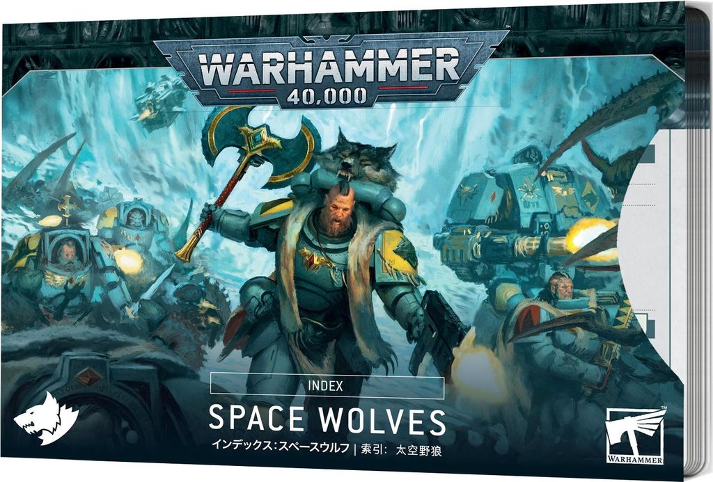 Warhammer 40.000 Index Cards: Space Wolves Englisch