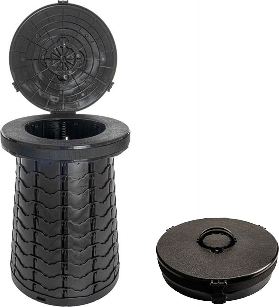 Mobile Campingtoilette faltbar, Camping Toilette WC tragbar inkl. Toilettenbeutel Reisetoilette