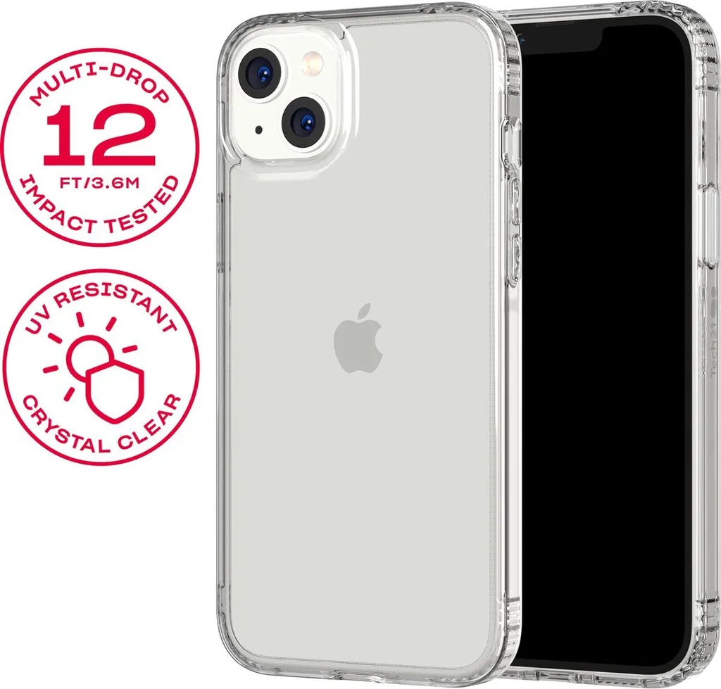 Protection Transparente iPhone 14 Plus Tech21 Evo Clear : Sécurité et Élégance