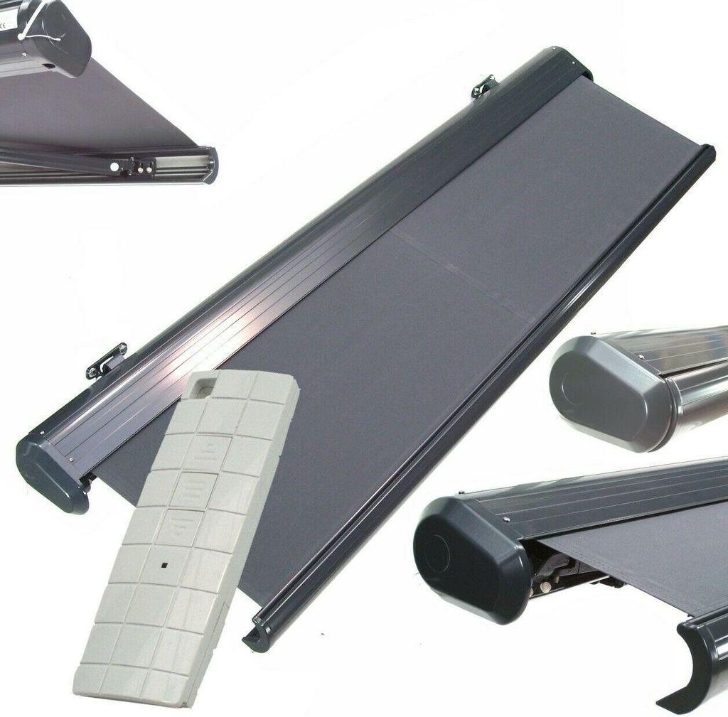 Elektrische Vollkassettenmarkise 5,5x3,0m Alu Kassetten Gelenkarm Markise 56071