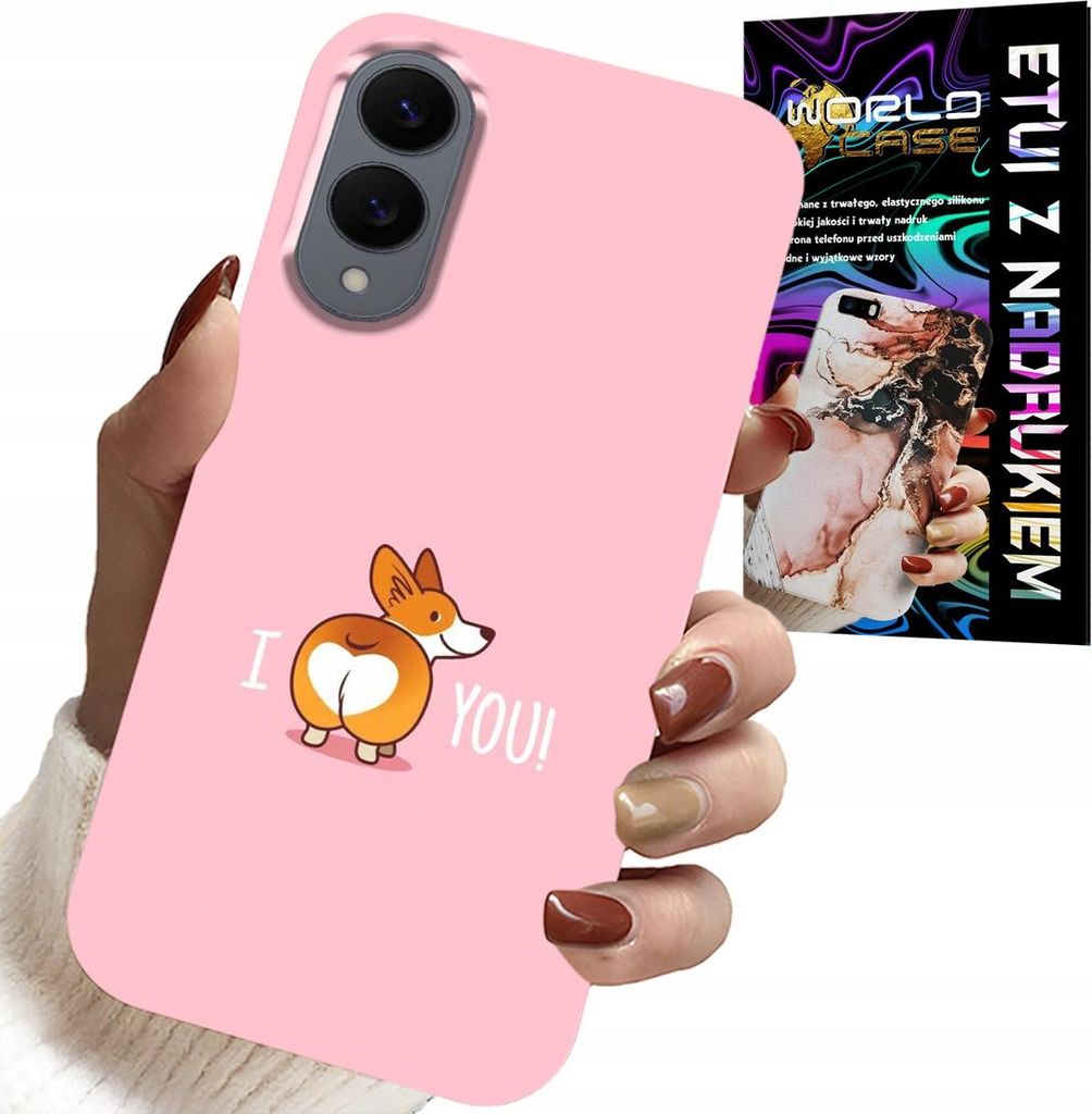 Gehäuse Für Samsung Galaxy S25 Edge - Lustige Designs Ich Liebe Dich Hund Fall