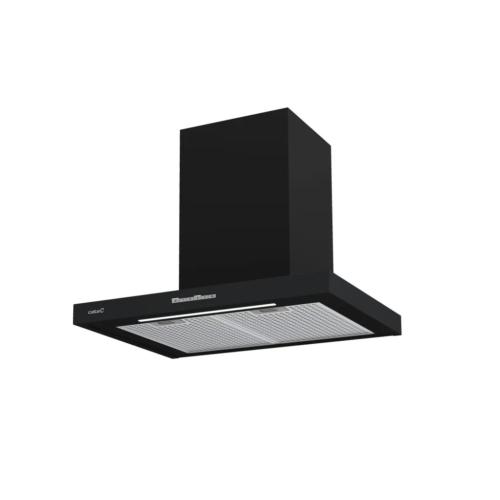 Hotte recyclage CATA SYGMA 7010 BK pour appartement sans évacuation