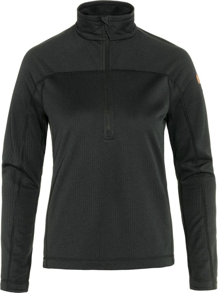 FJÄLLRÄVEN Fjällräven Abisko Lite Fleece Half Zip Sweatshirt Damen schwarz 38