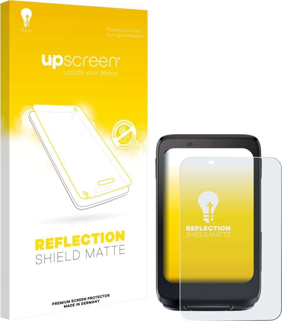 upscreen Schutzfolie für igpsport BiNavi Displayschutz Displayschutzfolie Folie Matt Entspiegelungsfolie