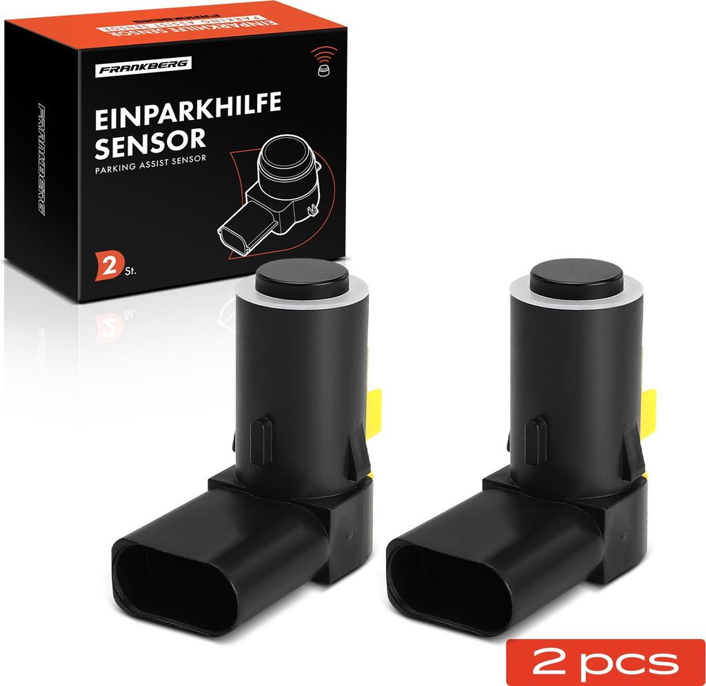Frankberg 2x Parksensor PDC Sensor Vorne für Skoda Superb 3U4 1.9L 2001-2008