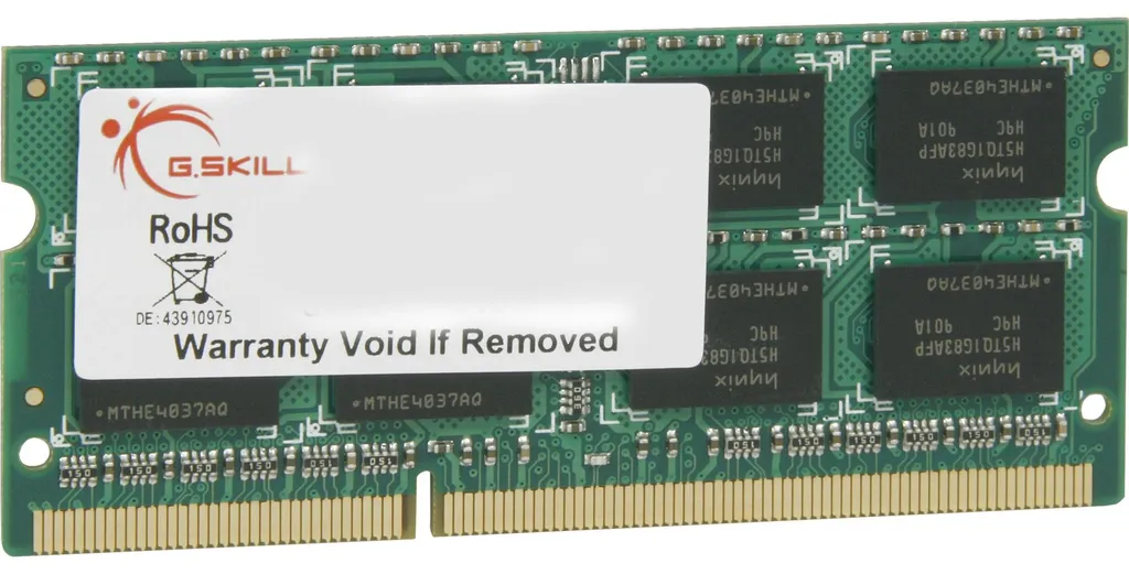 Mémoire RAM SO-DIMM DDR3 4 Go PC3-12800 G.Skill Value F3-1600C11S-4GBSQ