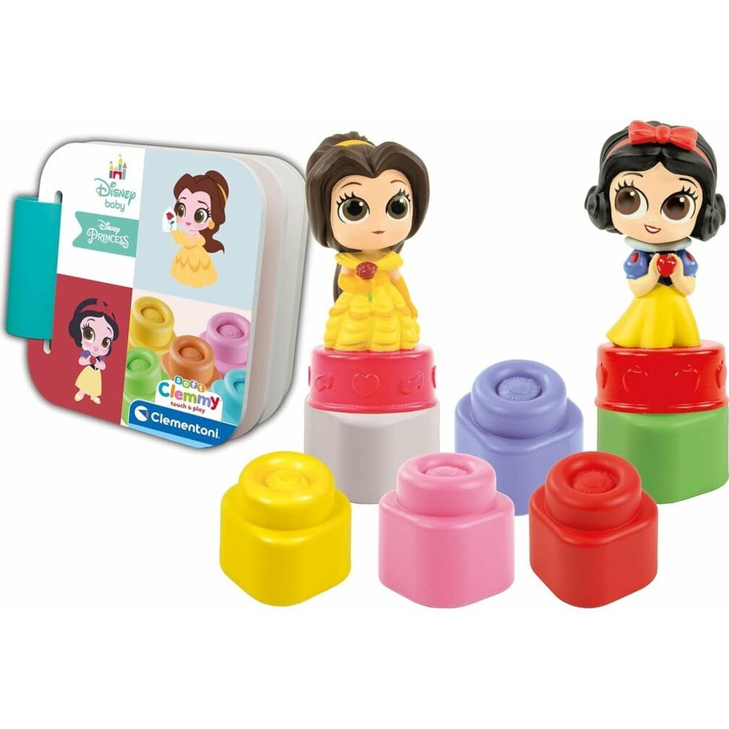 CLEMENTONI Clemmy Soft Rubber Blocks Disney-Prinzessinnen Produktbild 