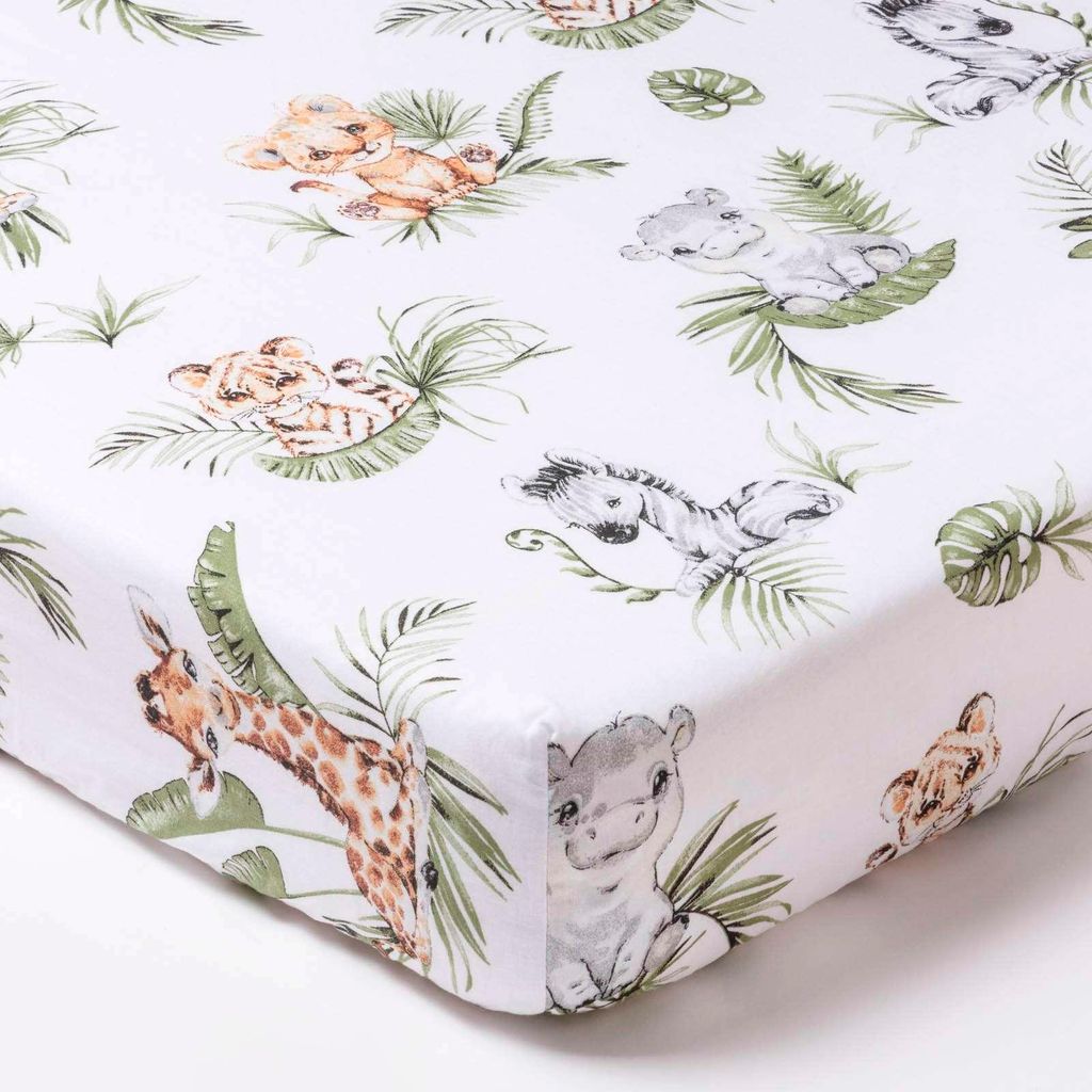 Savanna Fun Spannbettlaken 120x60cm