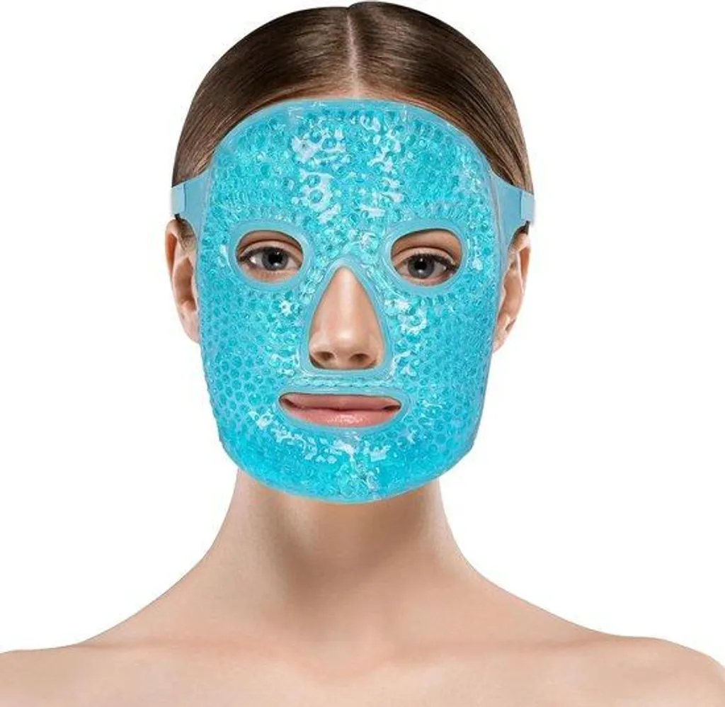 Adieu poches et cernes : Masque compresse bleu effet froid immédiat