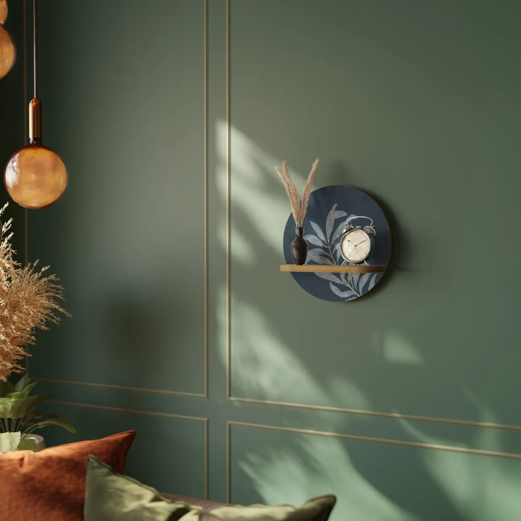 Petite étagère ronde SHADOW BRANCH pour optimiser l'espace mural vide