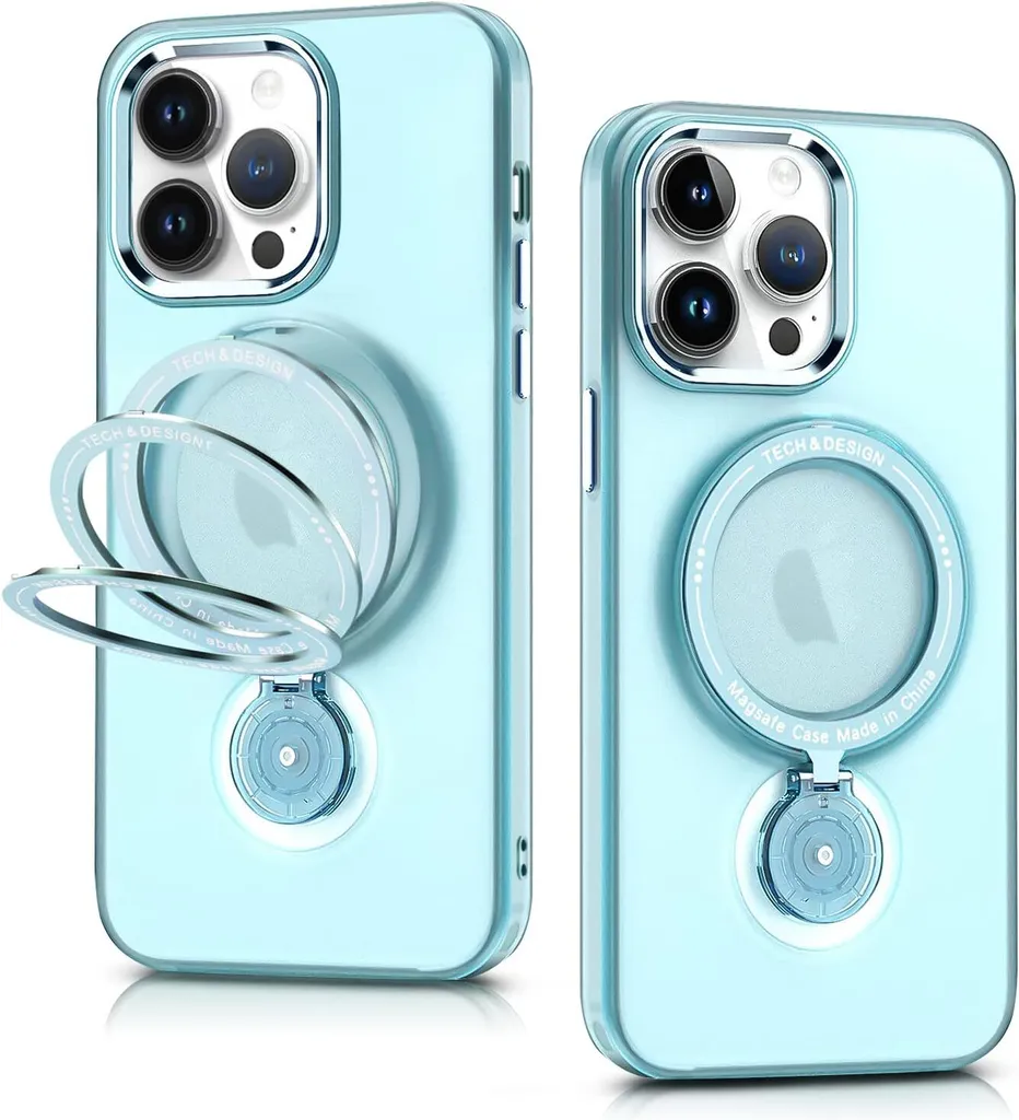 Recensione Cover iPhone 12 MagSafe Blu Opaca Rigida con Cavalletto