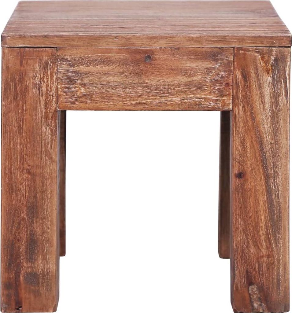 vidaXL Couchtisch 30x30x30 cm Altholz Massiv