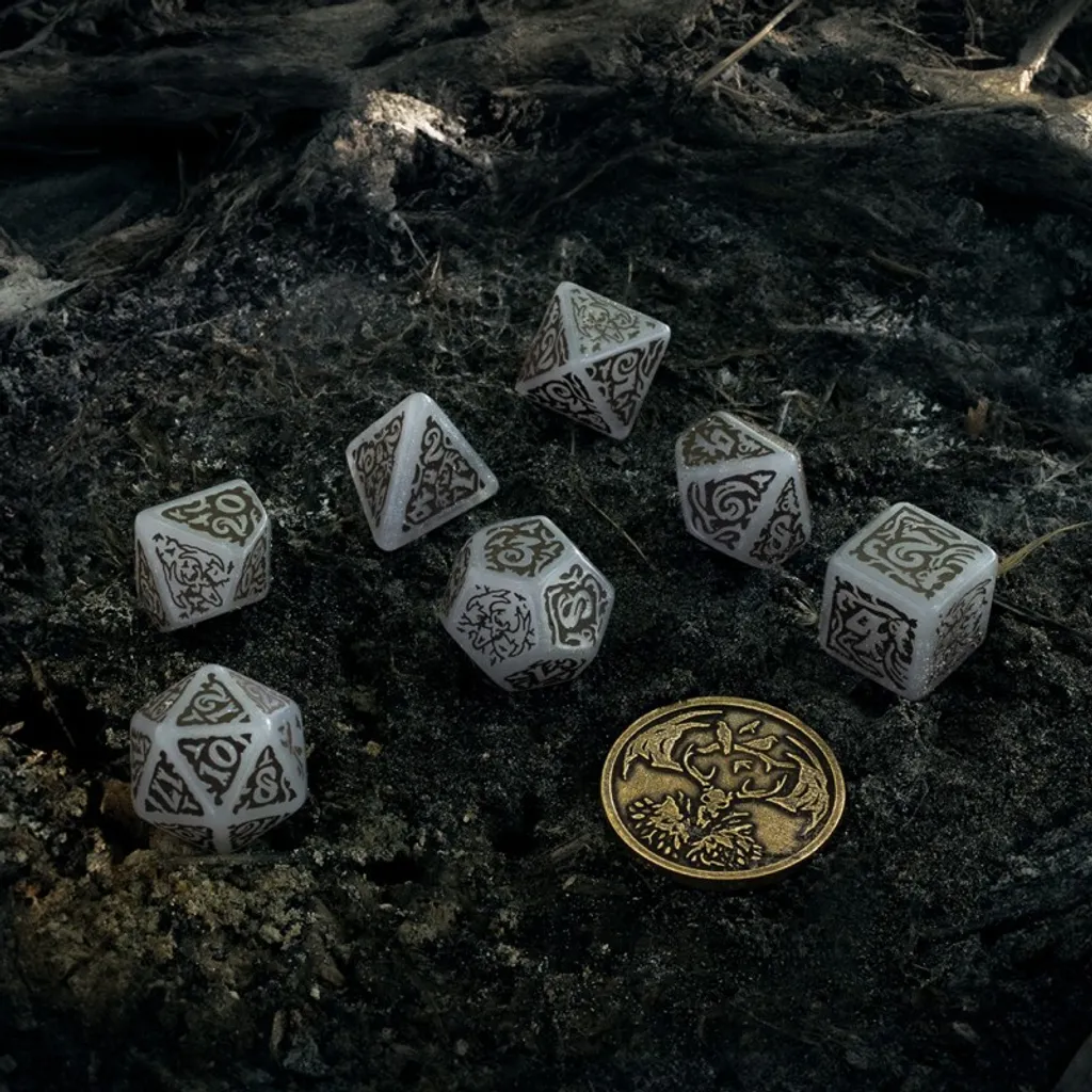 Dés pour jeu de rôle Witcher Lesha : Kit idéal pour MJ et joueurs
