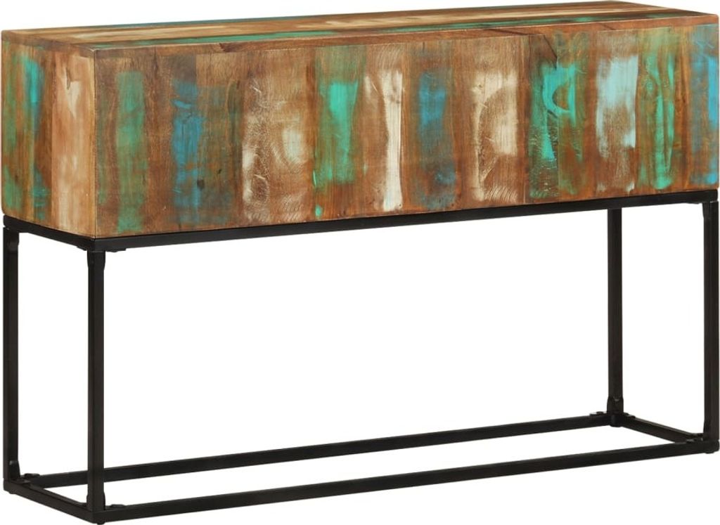Konsolentisch 120x30x75 cm Altholz Massiv