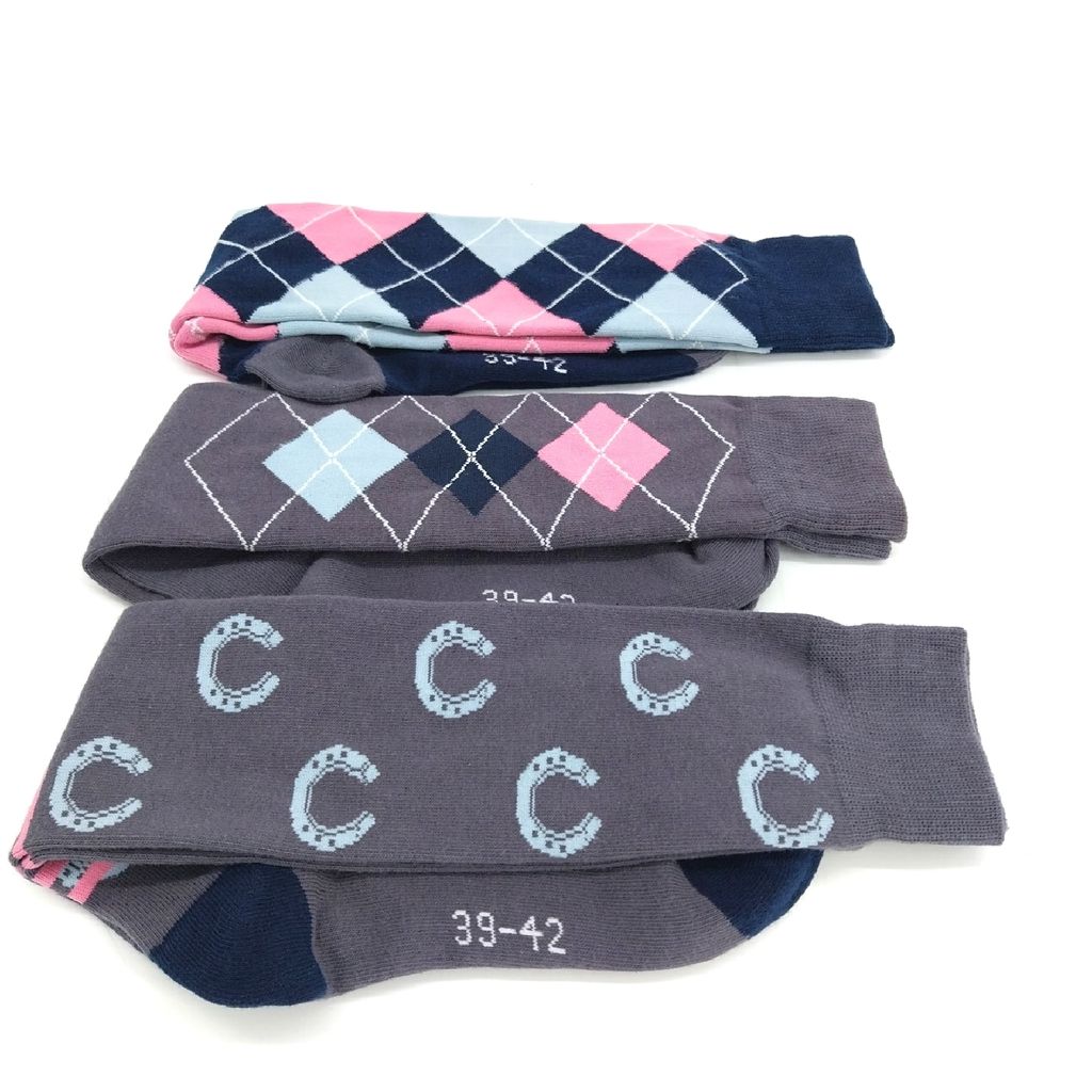 HKM ReitsockenCardiff 3er Set graublau 39 42 Langlauf Hiking Funktionalität