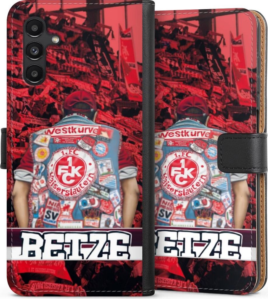 DeinDesign Klapphülle für Samsung Galaxy A13 5G Handytasche Lederhülle Tasche 1. FC Kaiserslautern 1. FCK Offizielles Lizenzprodukt