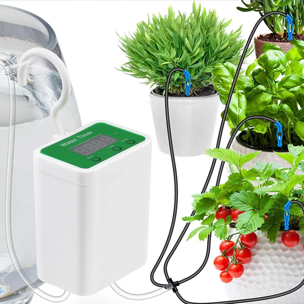 Système d'arrosage automatique intérieur avec minuterie et LED IR-200