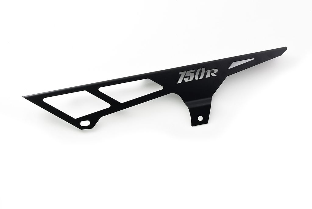 Kettenschutz kompatibel mit Kawasaki Z 750 R BJ 2011-12 Logo schwarz