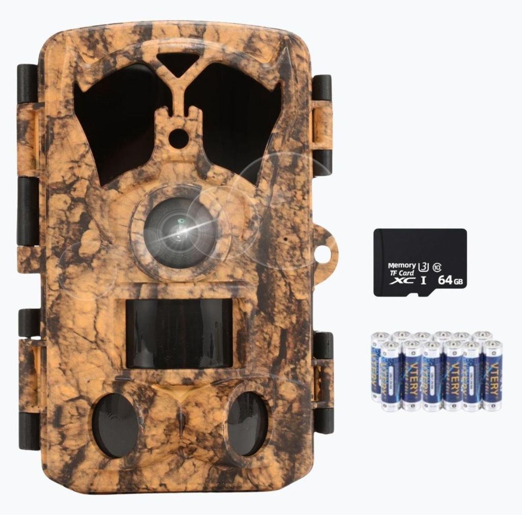 Siltcon® Wildcamera - Nachtzicht - 4K 60MP - Incl. 64GB SD, Productafbeelding 