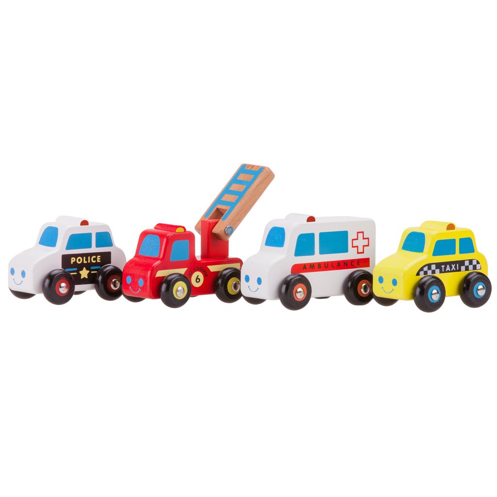 New Classic Toys, 4-teiliges Fahrzeugset Produktbild 