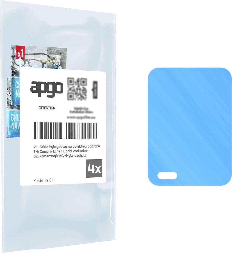 apgo 4 Stück Hybrid Kameraschutz, Kamera-Schutzglas kompatibel mit Vivo Y21G, Linsenschutz, 9H Härte, Schutz für Kameraobjektiv, Anti-Kratzer, t...