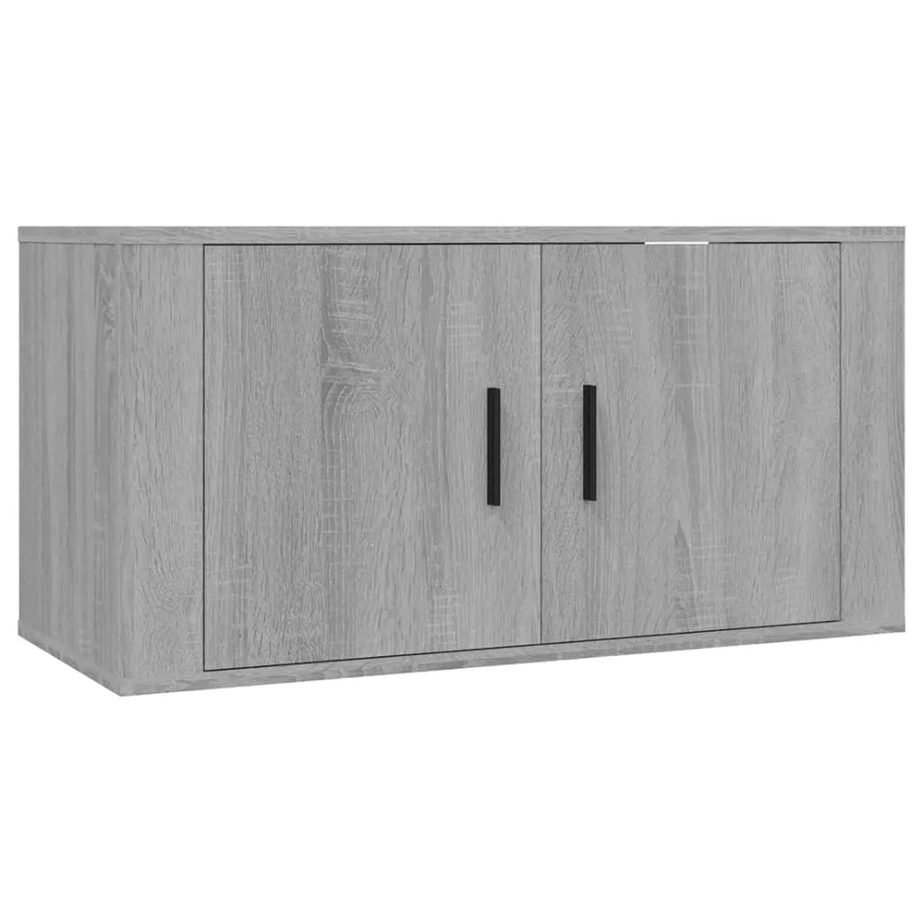 Mobile Porta TV Sospeso 80 cm Grigio Sonoma - Arredo Design Minimal