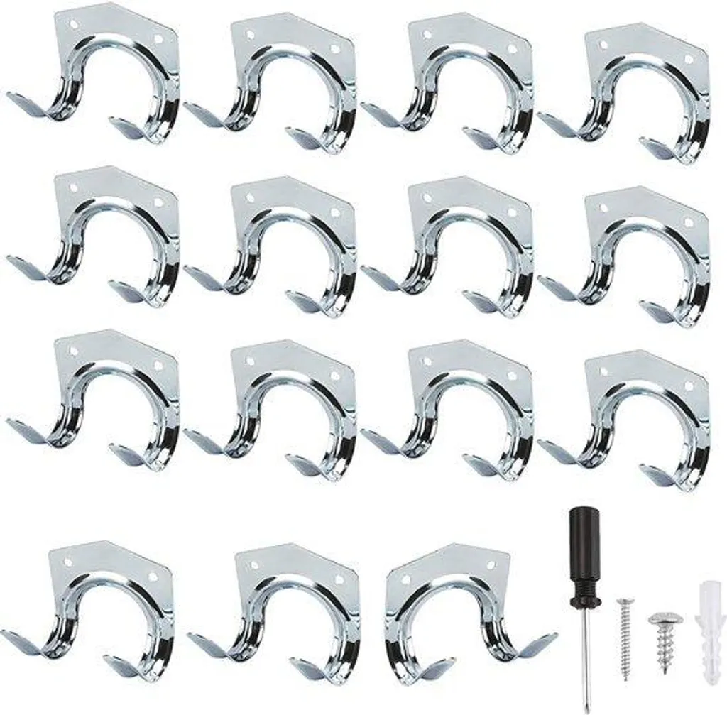 Lance-paille de jardin en acier - Lot de 15 piquets anti-corrosion