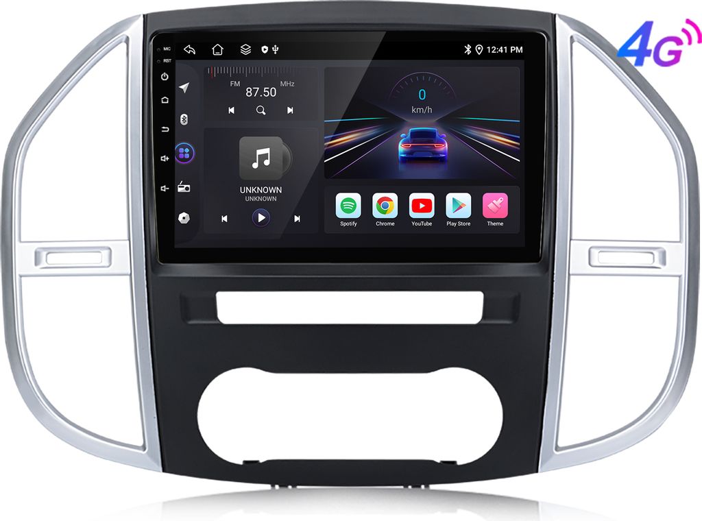10''Andriod 15 Autoradio Carplay Andriod Auto 4G SIM Für Produktbild 