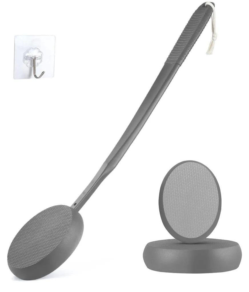 Accessoire applicateur crème dos et corps pour homme et femme coloris gris