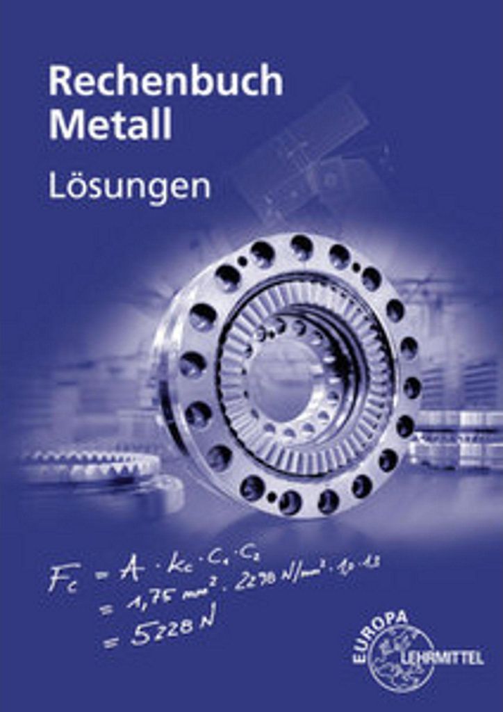 Lösungen zu 10307 Rechenbuch Metall Produktbild 