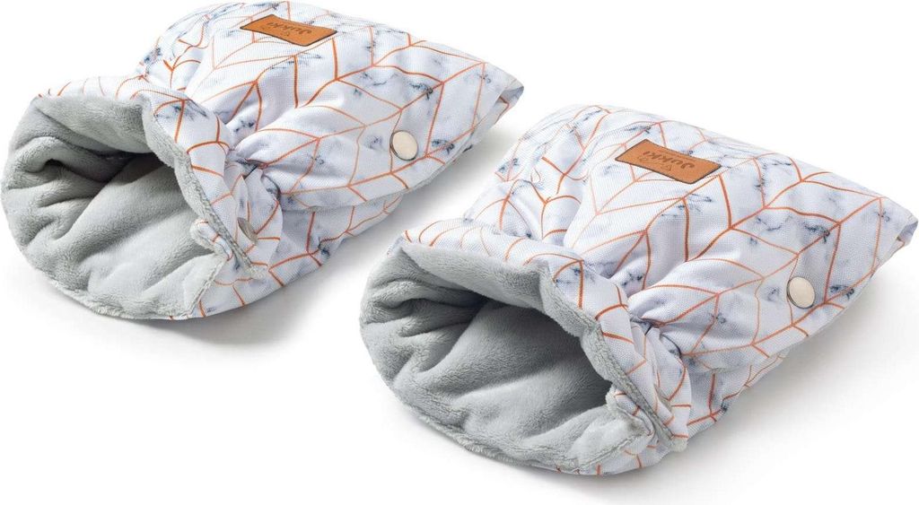 Handwärmer für Kinderwagen (2 St.) - Marble Winter