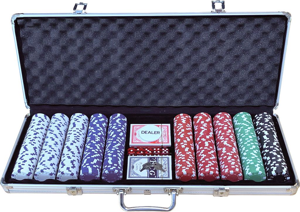 Pokerset Koffer Aluminium 500 Chips