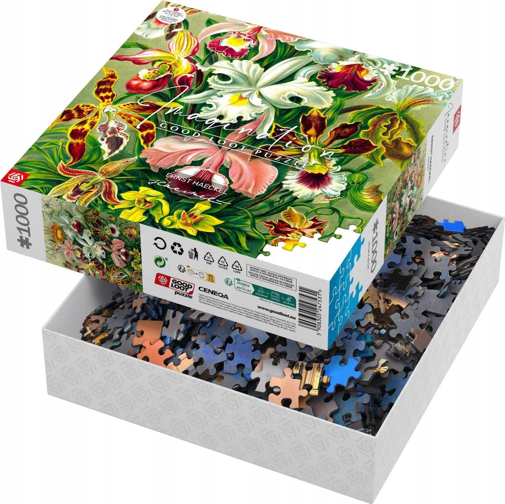 Puzzle Cenega Publishing Ernst Haeckel Orquídea 1000 Piezas