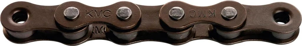 Chaîne vélo anti-déraillement KMC Z1 Wide marron 1/2 x 1/8 112 maillons