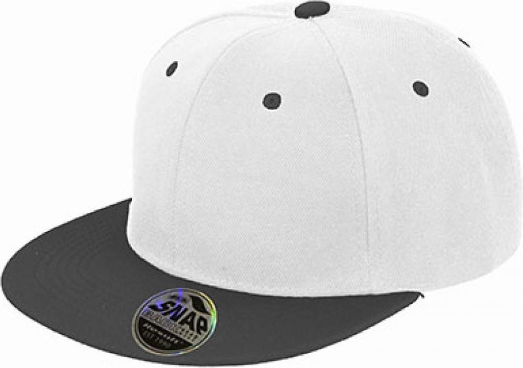 Result Headwear RC082X | Bronx Dual Colour Cap / Kappe / Mütze / Hut - Farbe: White/Black - Größe: One Size