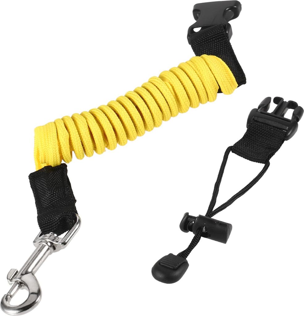 Elastische Paddelleine, Kajak, Kanu, Sicherheit, Angelrute, Ruderboote, aufgerolltes Lanyard, Schnur, Bindeseil