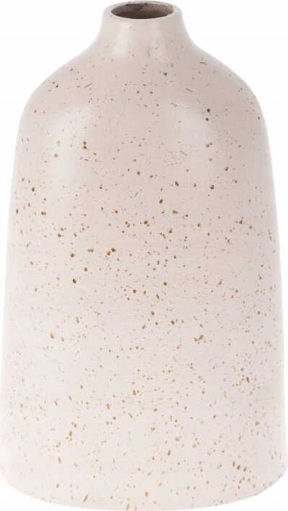 Nachbildungative gesprenkelte Vase 30,5x19x12,5 cm Dekoporzellan